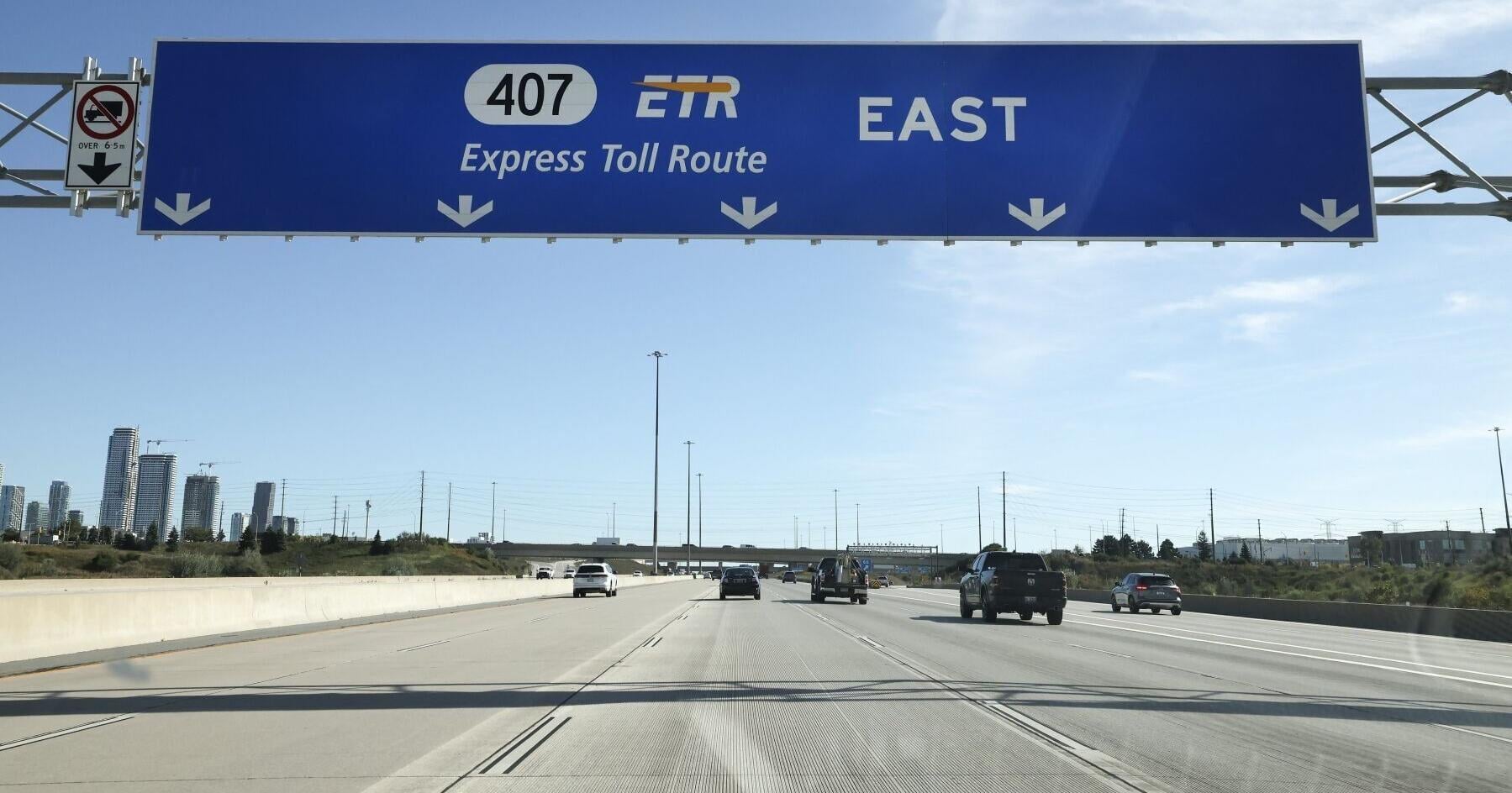 Ontario 407 ETR contest : How to win a year of free travel