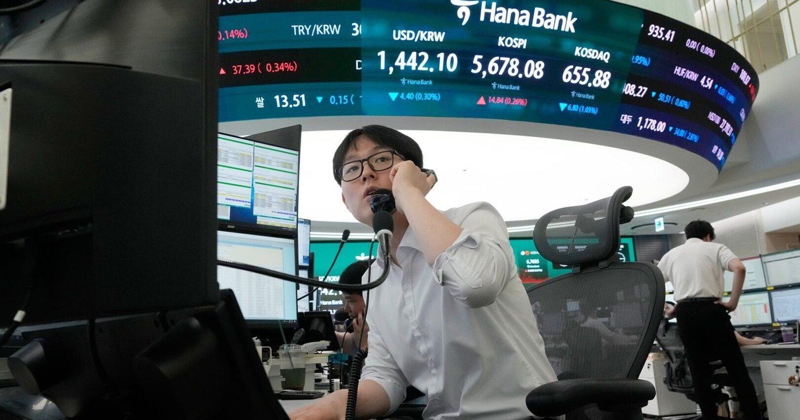 South Korea Kospi index jumps more than 13 % on a surge of chipmaking stocks