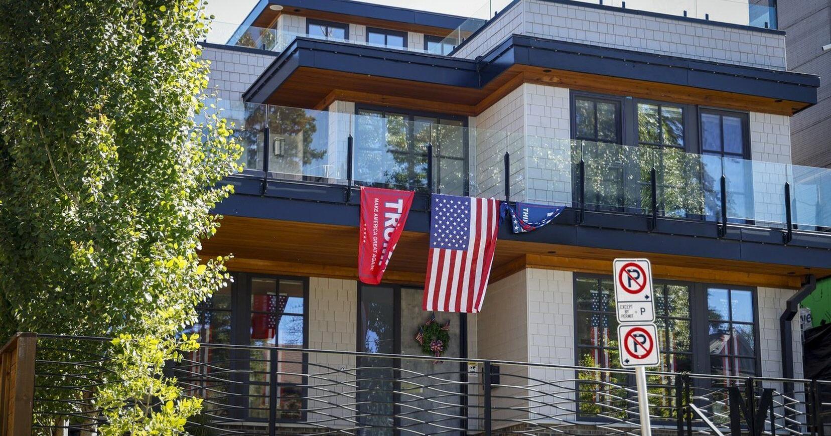 Calgary home with pro - Trump flags becomes vandalism target in cross - border trade war