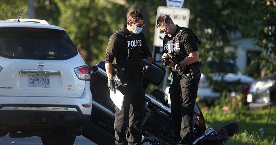 SUV , three - wheeled motorcycle involved in Fort Erie crash