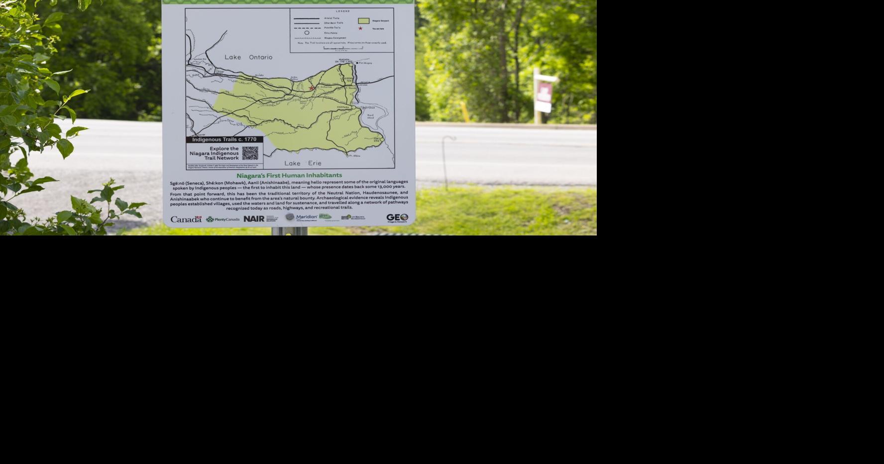 Niagara Geopark bid a step closer with Indigenous trail signage