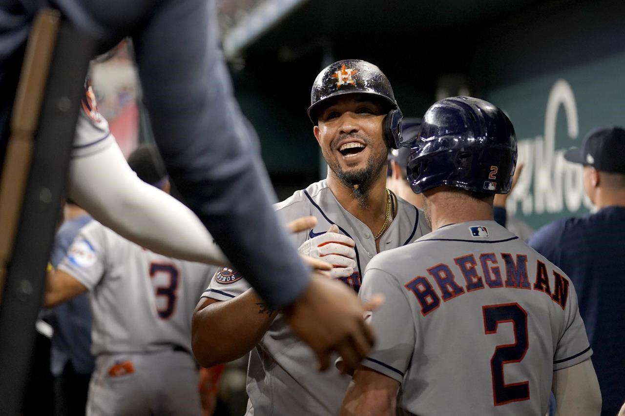 Astros open in-state showdown of AL West leaders with a 5-3 victory over  the Rangers