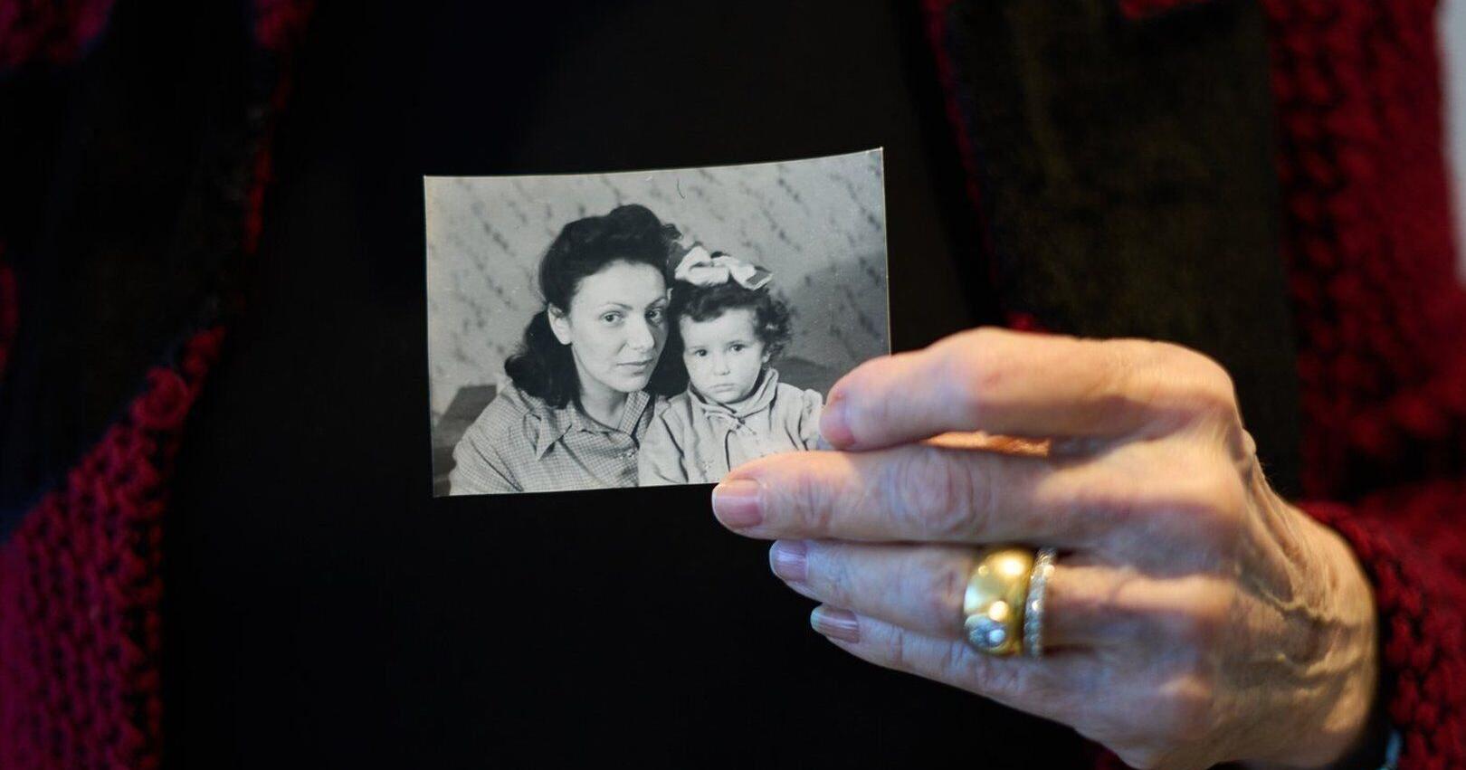 A Holocaust survivor born in a concentration camp shares her story