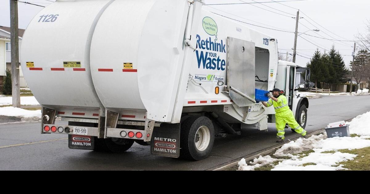 Niagara Region issues garbage collection reminder for holidays