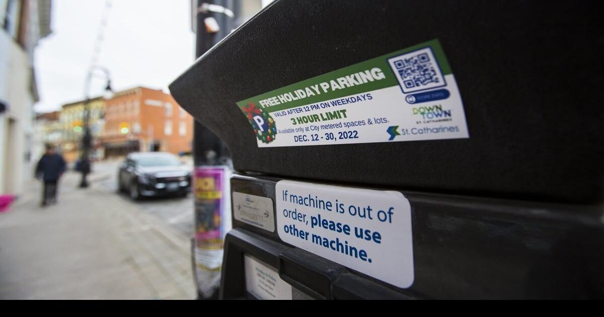 Free holiday parking in downtown St. Catharines and Port Dalhousie