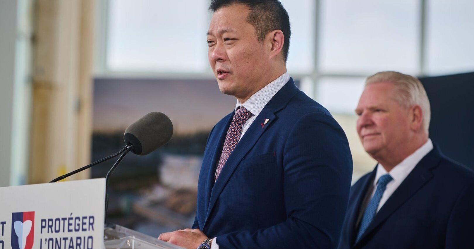 Ontario cabinet minister Stan Cho resigns in hotel expense saga