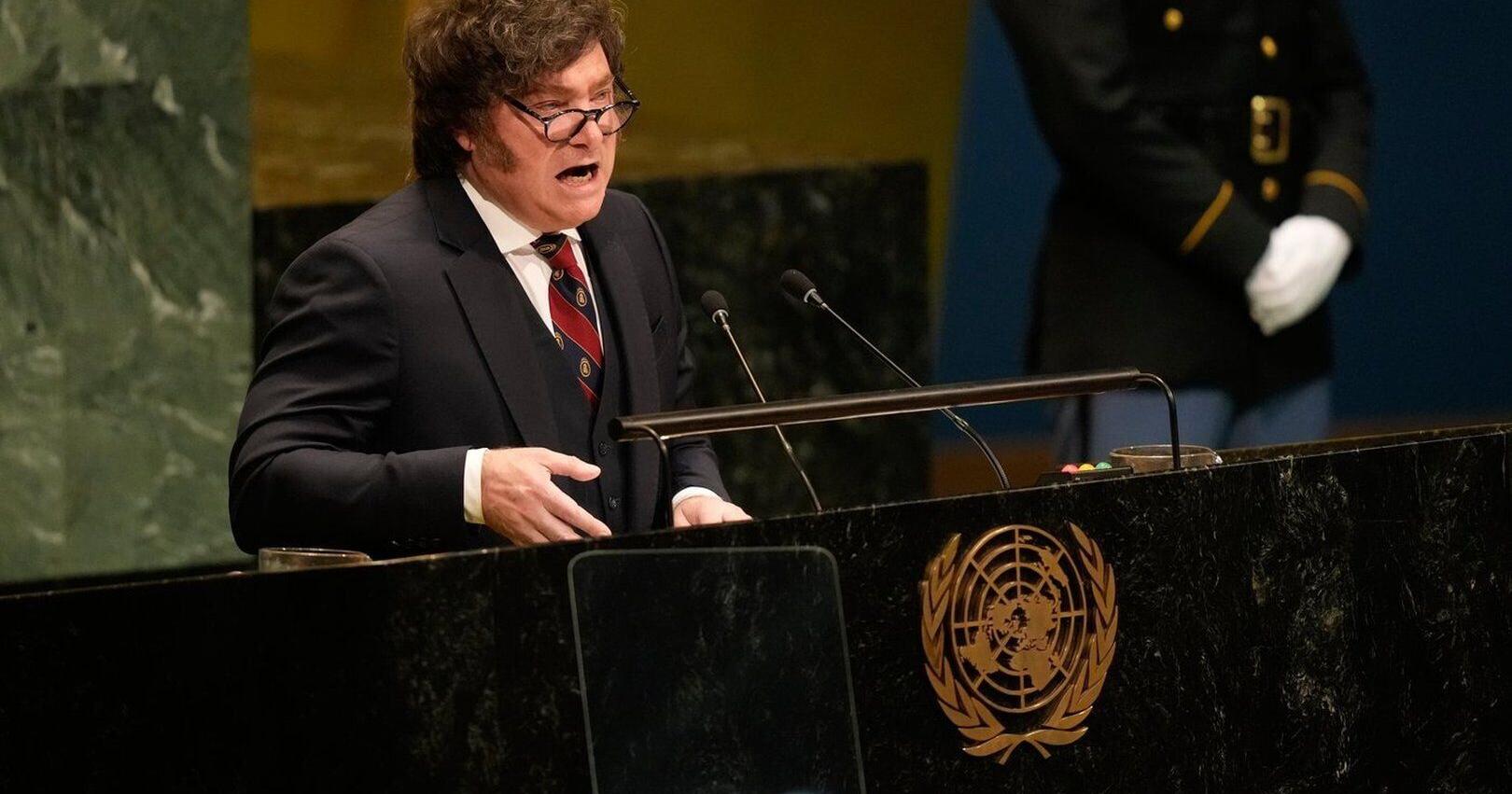 Milei renews Argentina Falklands claim at the UN , urging a peaceful solution