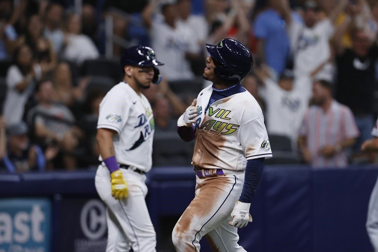 Christian Bethancourt homers and singles in run, Rays beat Giants 10-2