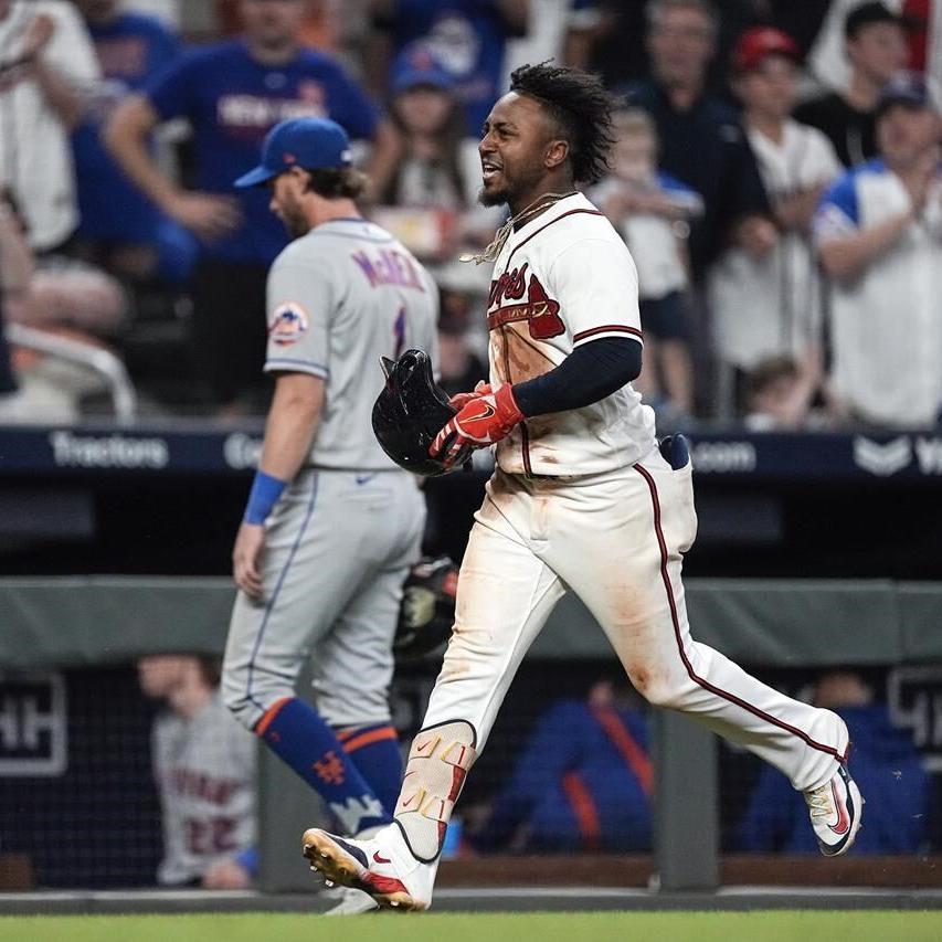 Albies hits 3-run homer in 10th, Braves rally to beat reeling Mets 13-10  for 3-game sweep