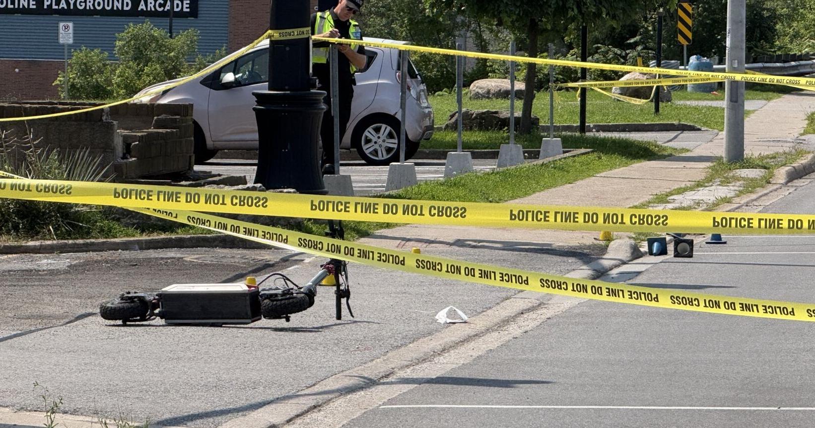 Male , 17 , in hospital after Niagara Falls scooter collision