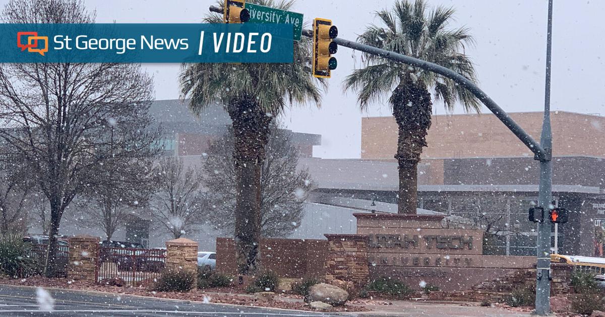 Photo gallery: St. George gets light dusting of snow | Local News ...