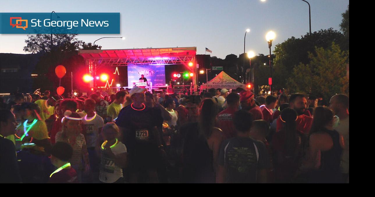 From foam to firehoses and back again, moonlight 5K through downtown St ...