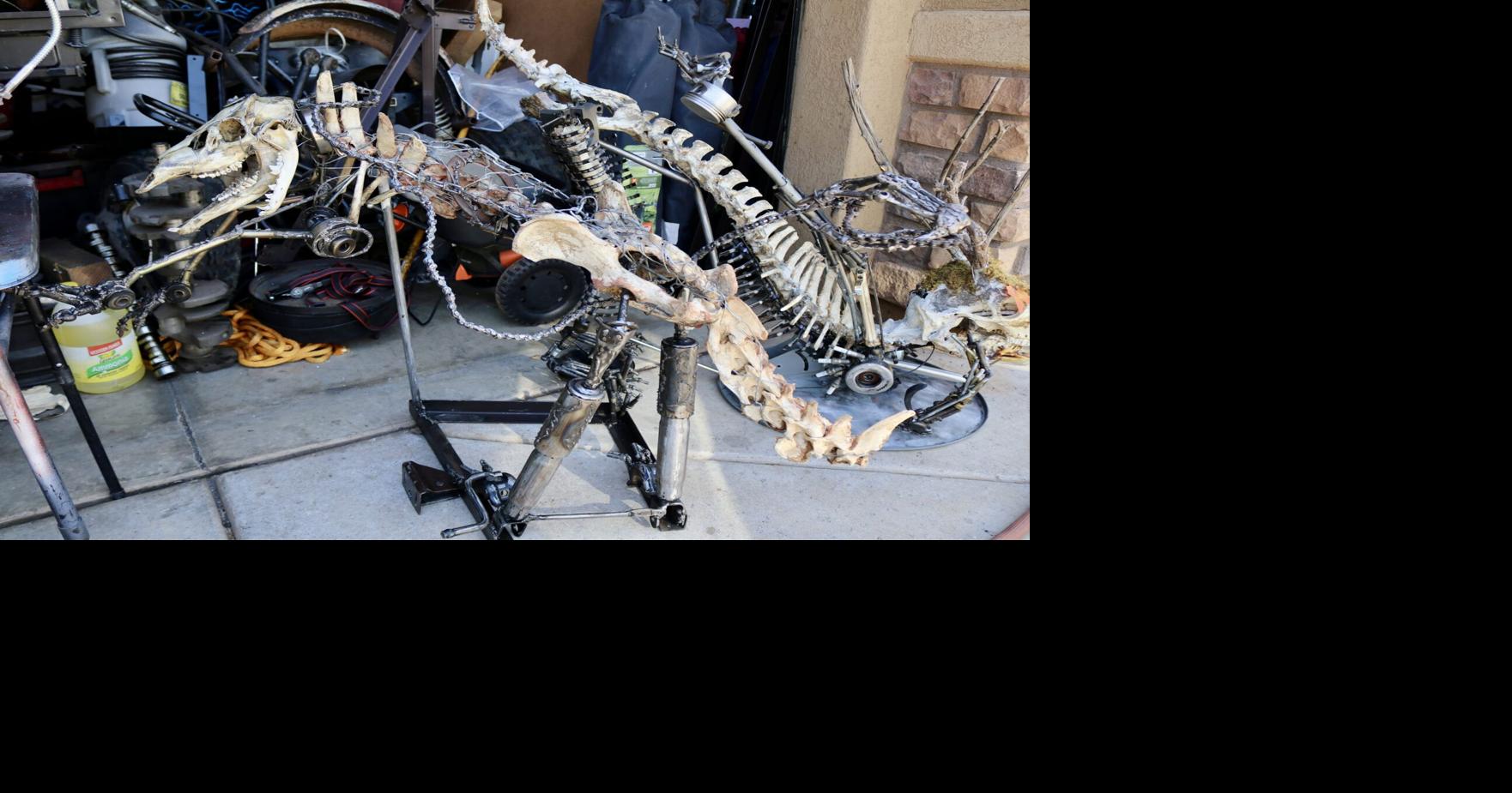 ‘All art should be welcomed’: Ivins artist gives animal bones a second ...