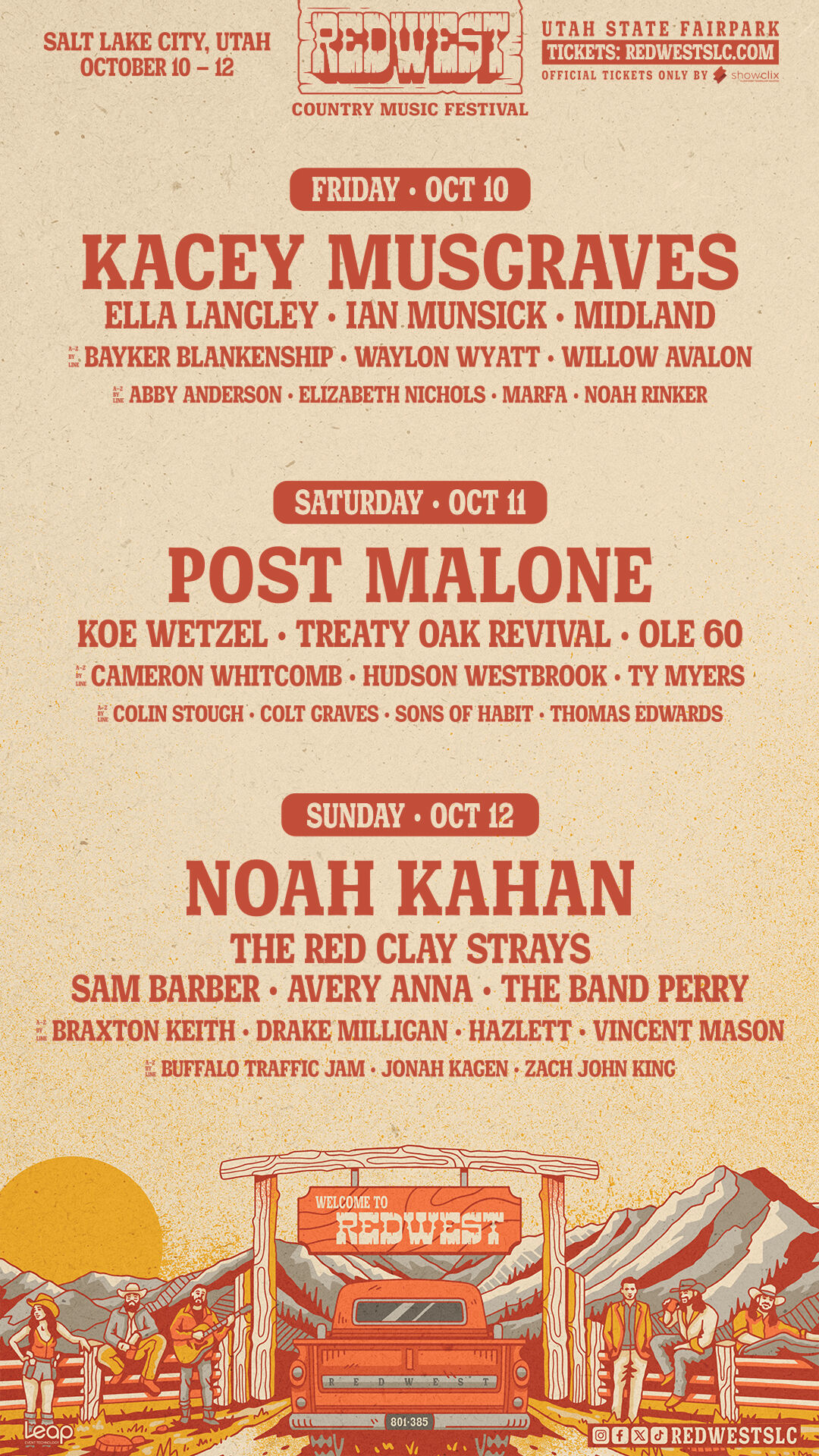 Saddle up for the star-studded RedWest Country Festival featuring Post ...
