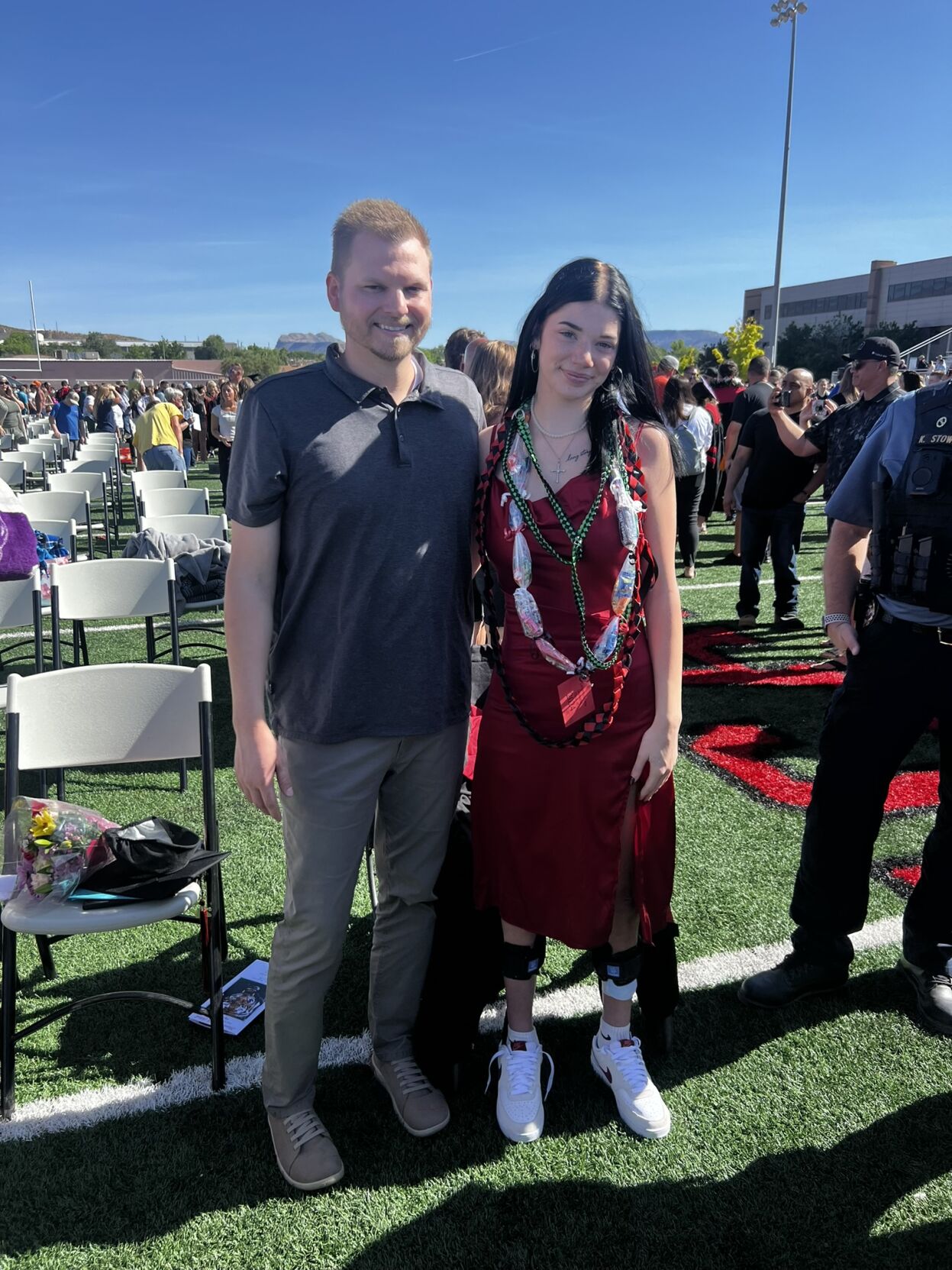 ‘Just get it done’: Paralyzed Hurricane High School student walks ...