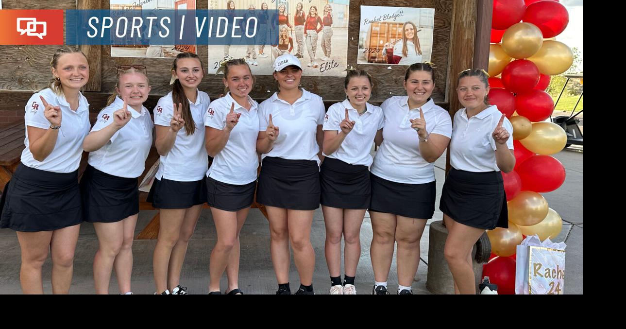 Region 9 girls golf: Cedar Reds cruise to 38-stroke win on home course ...