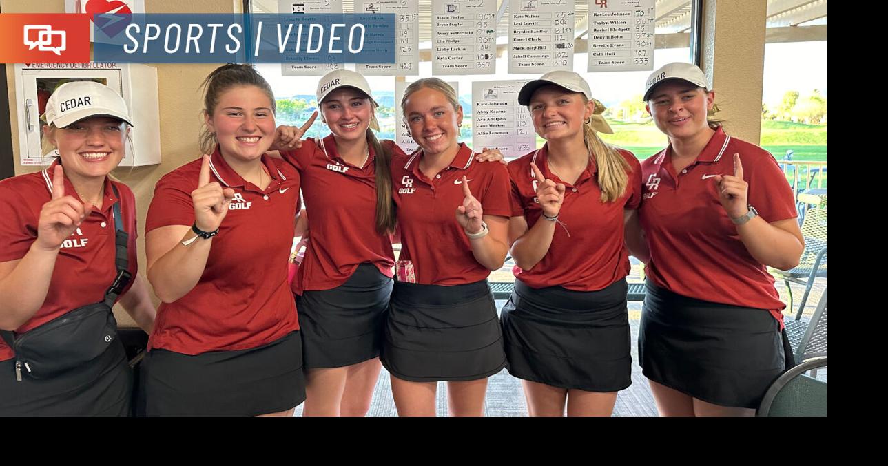 Region 9 girls golf: Cedar Reds power way to 19-stroke win at Green ...