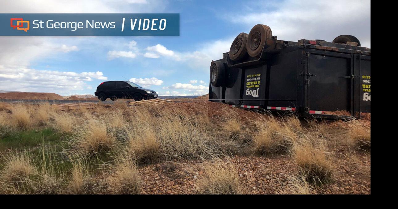 Fishtailing trailer rolls on state Route 7 in Washington County | Local ...