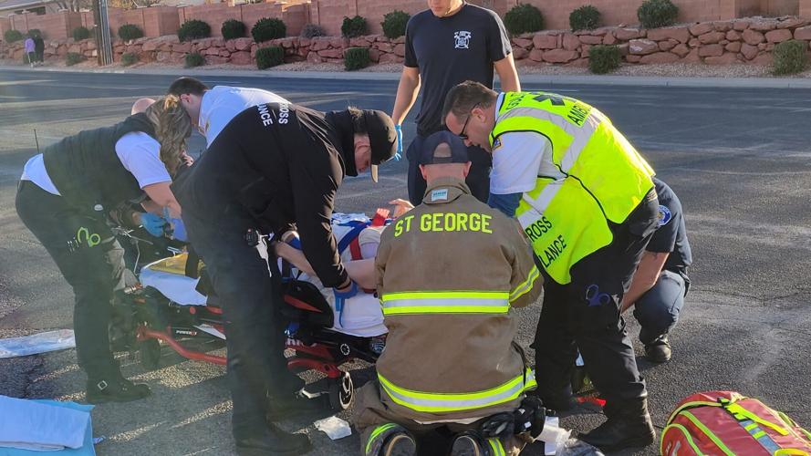 Elderly woman transported to hospital after being hit by car in St ...