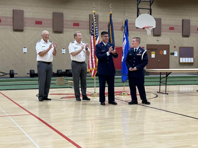 Two cadet commanders