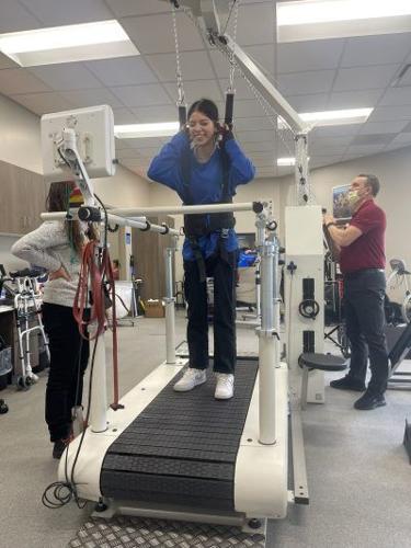 ‘Just get it done’: Paralyzed Hurricane High School student walks ...