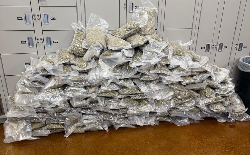 More than 150 pounds of marijuana buds recovered during traffic stop in ...