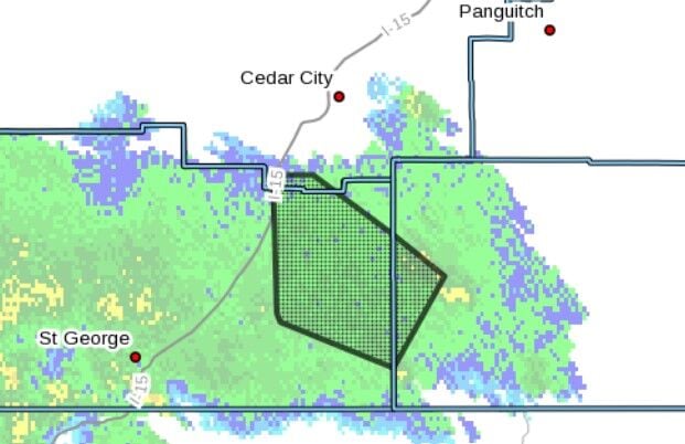 Flash flood warning issued for Washington, Iron, Kane counties | Local ...
