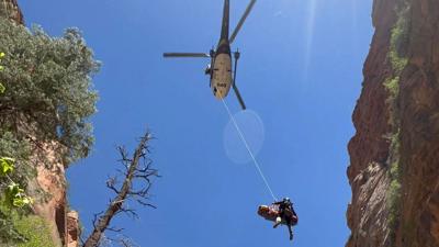 Young woman airlifted from Water Canyon Trail after 30-foot fall | News ...