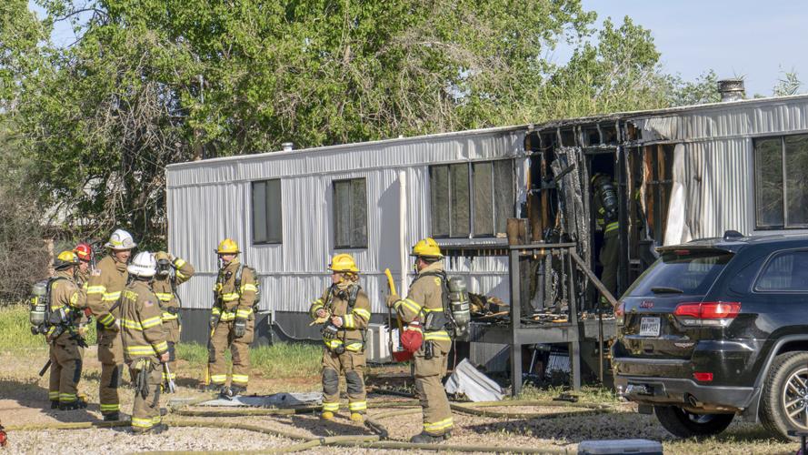 Mobile home patio engulfed in flames; St. George fire chief advises ...