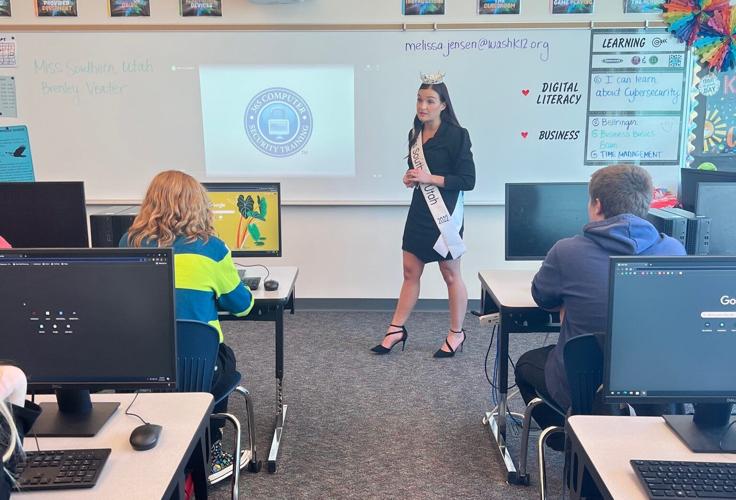 Miss Southern Utah educates on cybersecurity, hopes to encourage girls