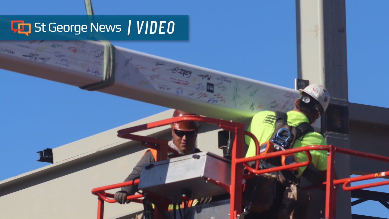Construction milestone for new St. George City Hall celebrated with ...