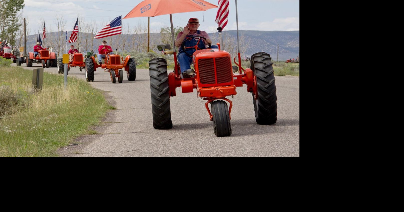 Classics, tractors, 1 cowboy down; STGnews Iron County Fair photo ...