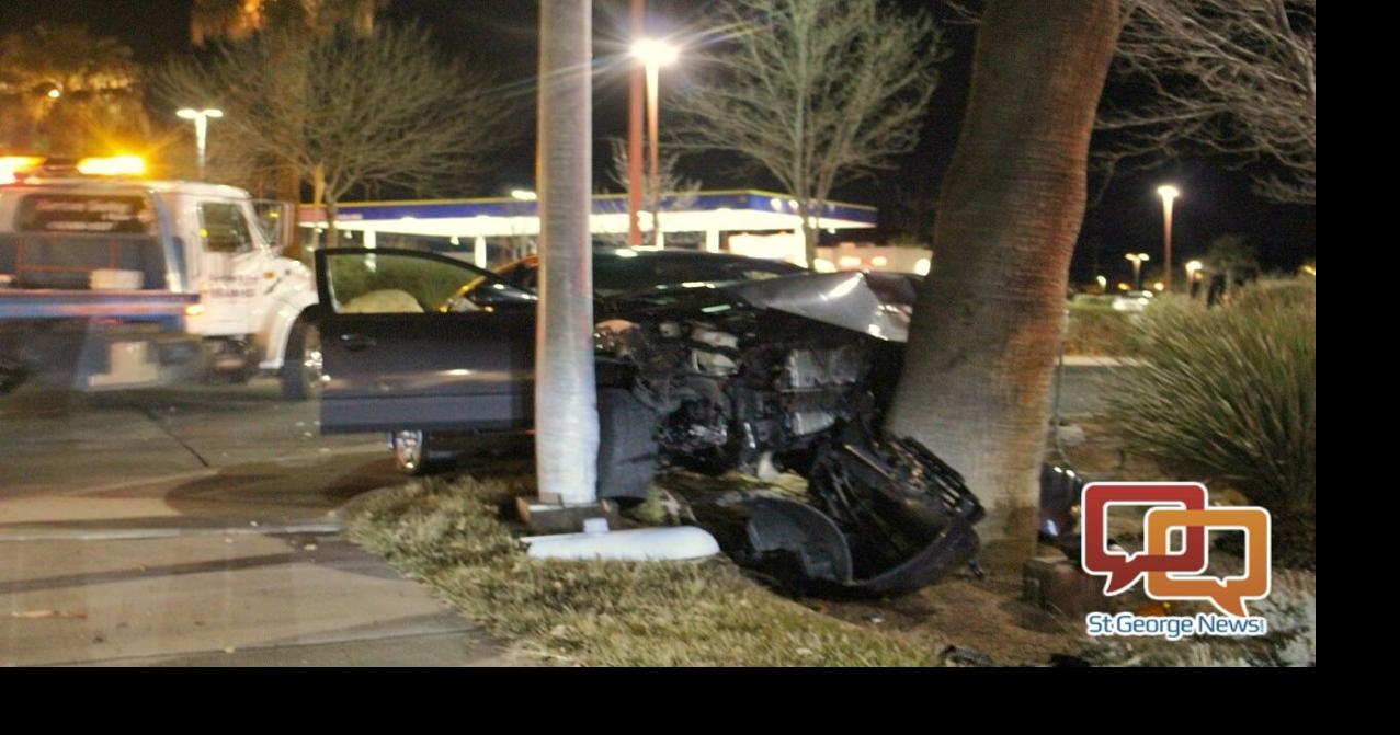 Driver huffing computer cleaner blacks out, crashes into light pole ...