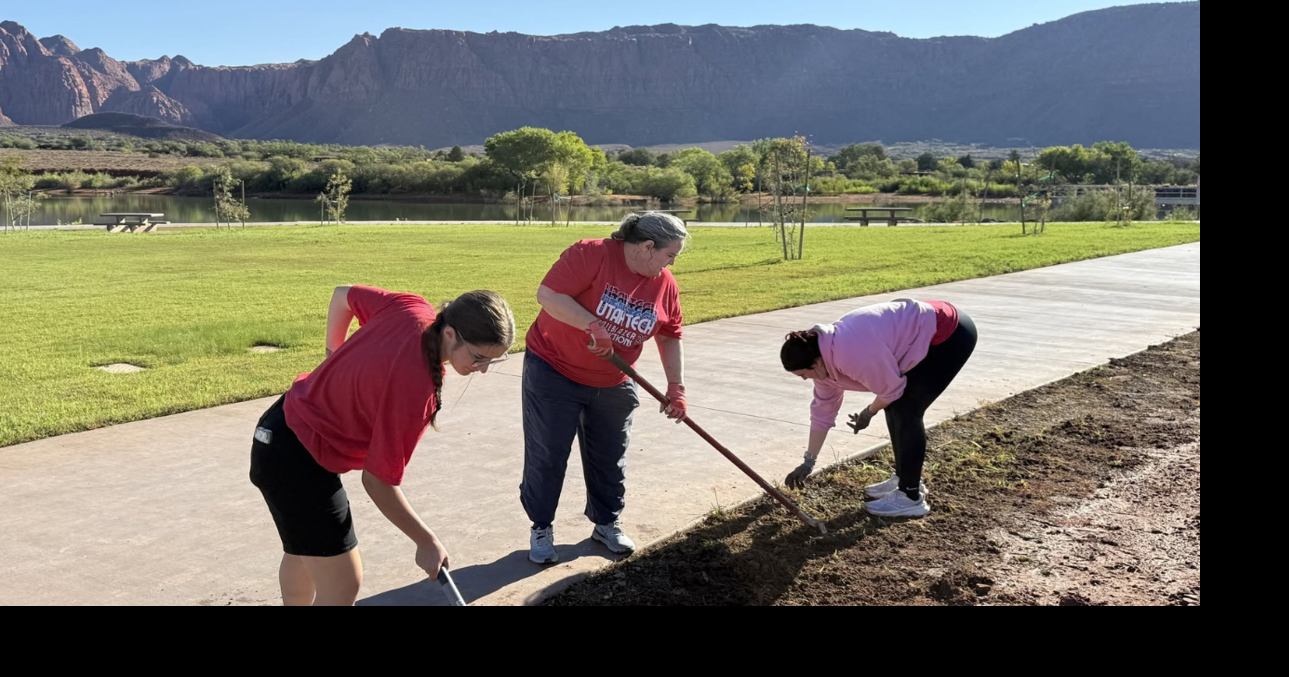 Utah Tech students get to work improving Ivins environments