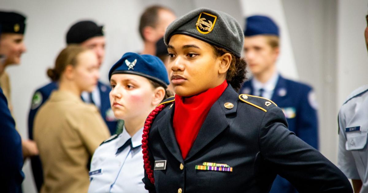 Saint George Rotc ‘Meet our thunder’: Junior ROTC cadets drill at state championships in ...