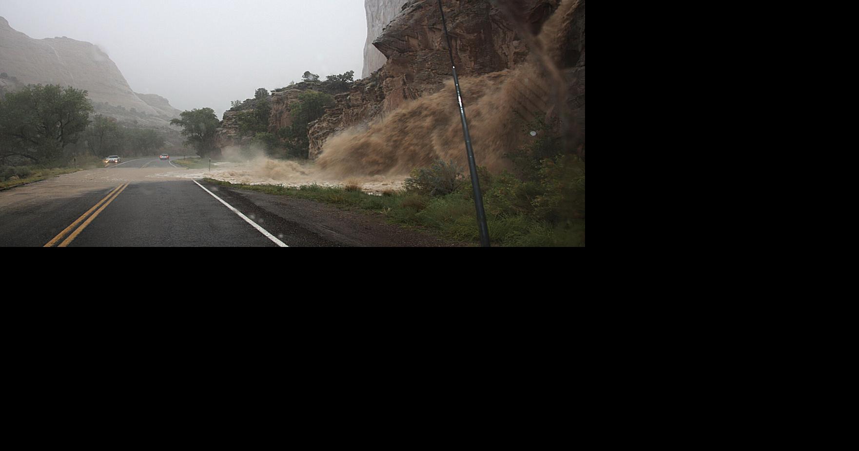 Flash flooding threatens Southern Utah, including Zion National Park; Hurricane offers sandbags