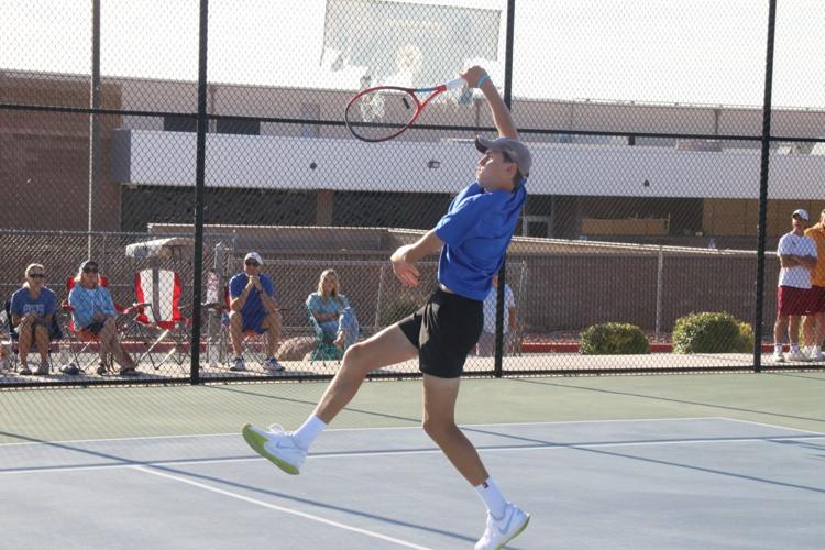 4A boys tennis state tournament: Dixie leads close 4 way race for title