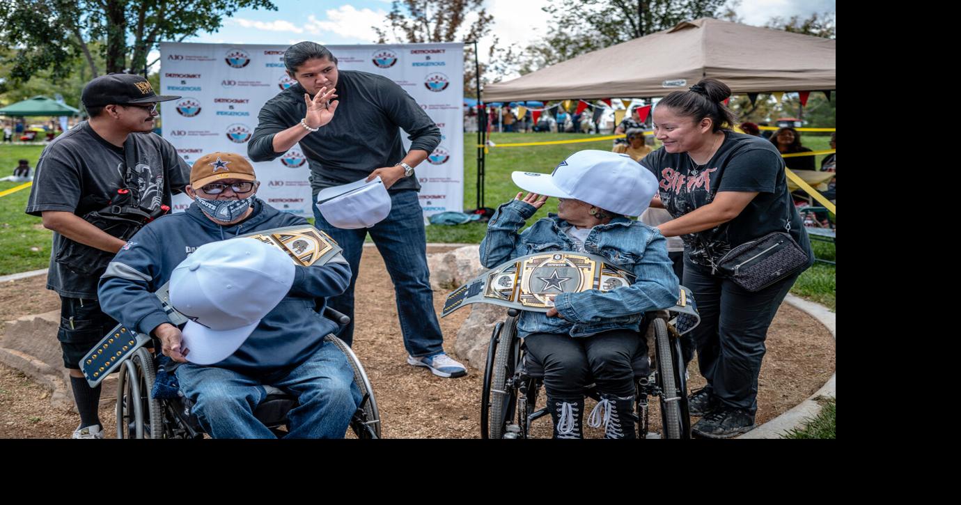 'He's my inspiration': Navajo Nation honors tribe's first NFL player Shiyazh Pete