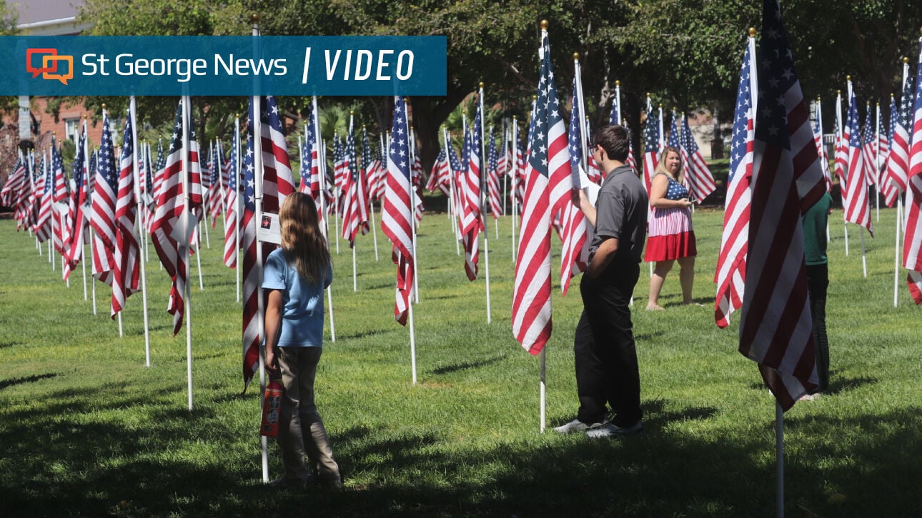 343 flags honor fallen firefighters at St. George's Field of Heroes