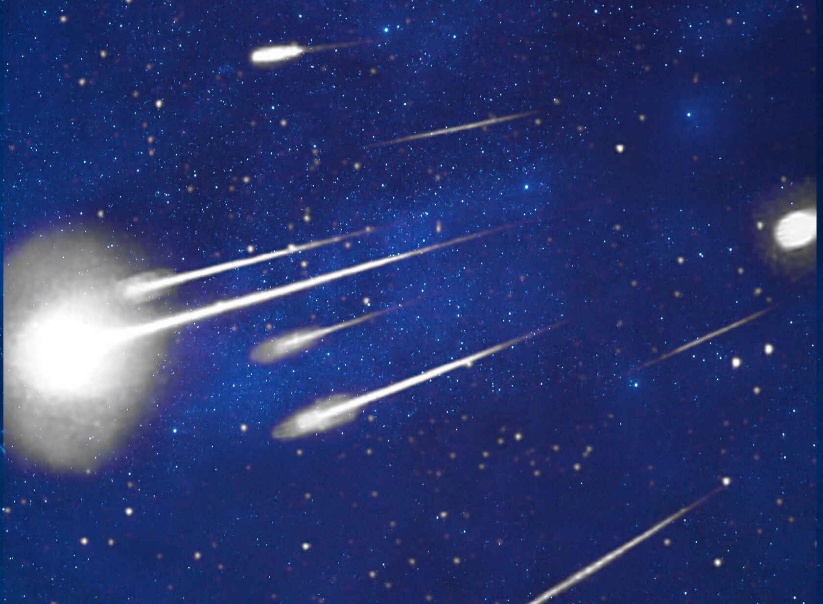 Leonids meteor shower sending swarm of fiery dirtballs across