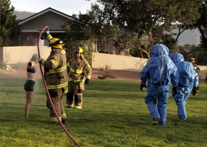 Disaster drill puts cheerleaders in mock peril, first responders to the ...
