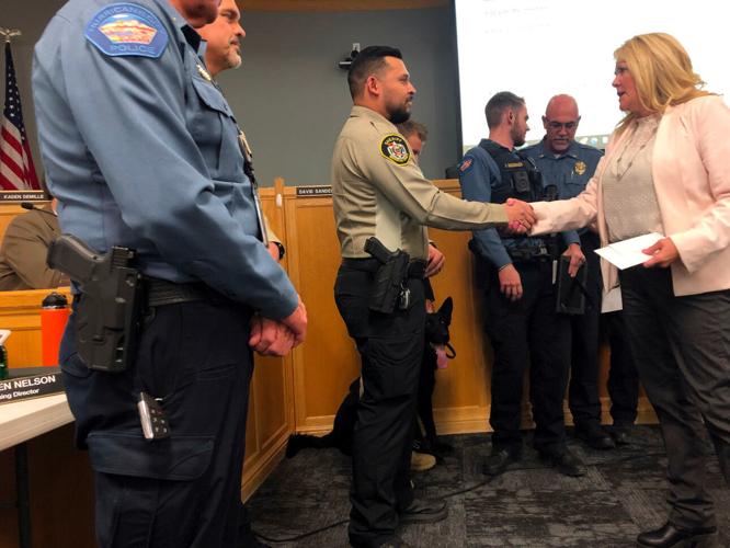 Hurricane City pays tribute to two patrolmen, a sheriff’s deputy and K ...
