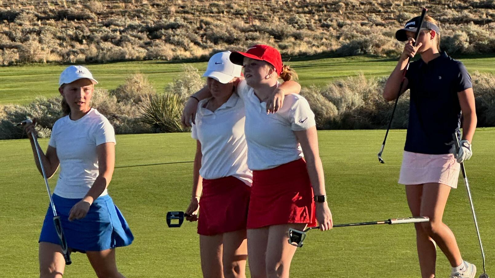 Region 9 girls golf: Crimson Cliffs edges Pine View by 2 strokes at ...