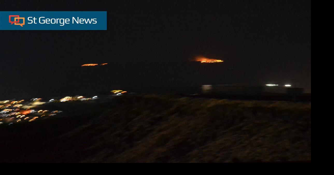News short: 2,000-acre wildfire burning south of St. George | Local ...