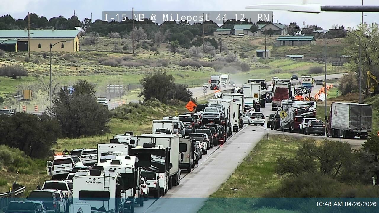 Multiple cars crash in I-15 construction zone near Kanarraville