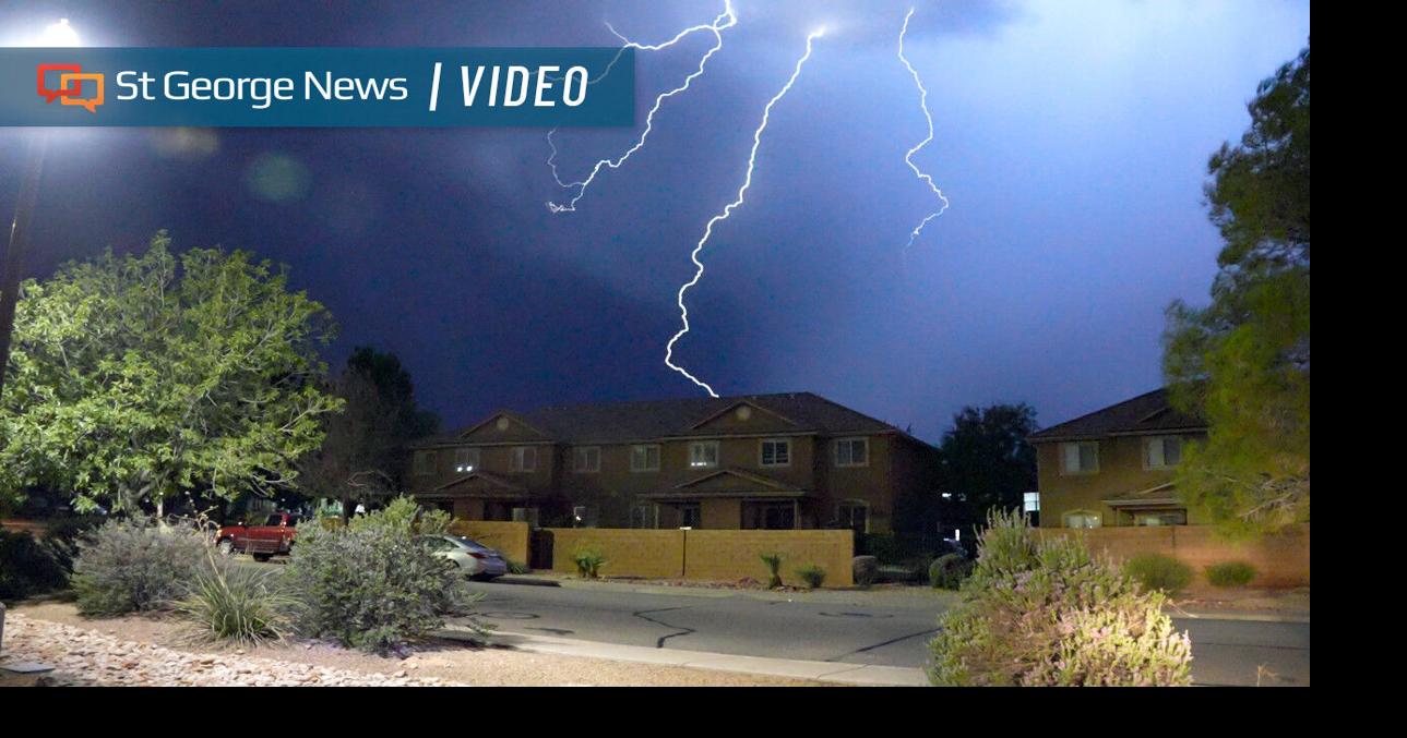 Severe storm moves through St. George, tracks toward Cedar City | Local ...