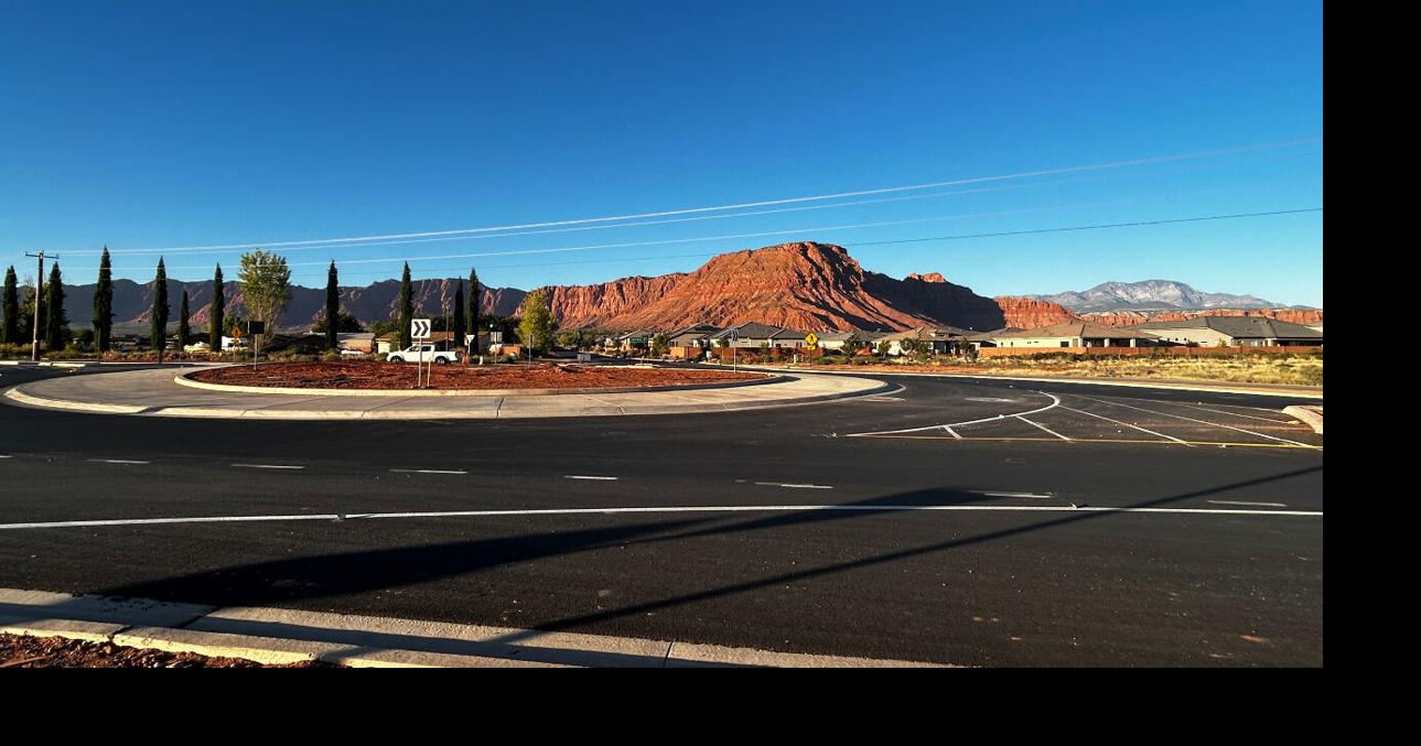 First phase of Old Dixie Highway 91 widening, new roundabouts finished | Government | stgeorgeutah.com