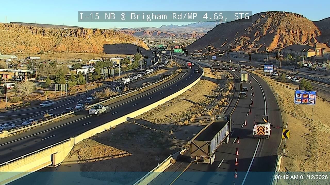 Traffic advisory: Fatal crash on northbound I-15 near Exit 4 in St ...