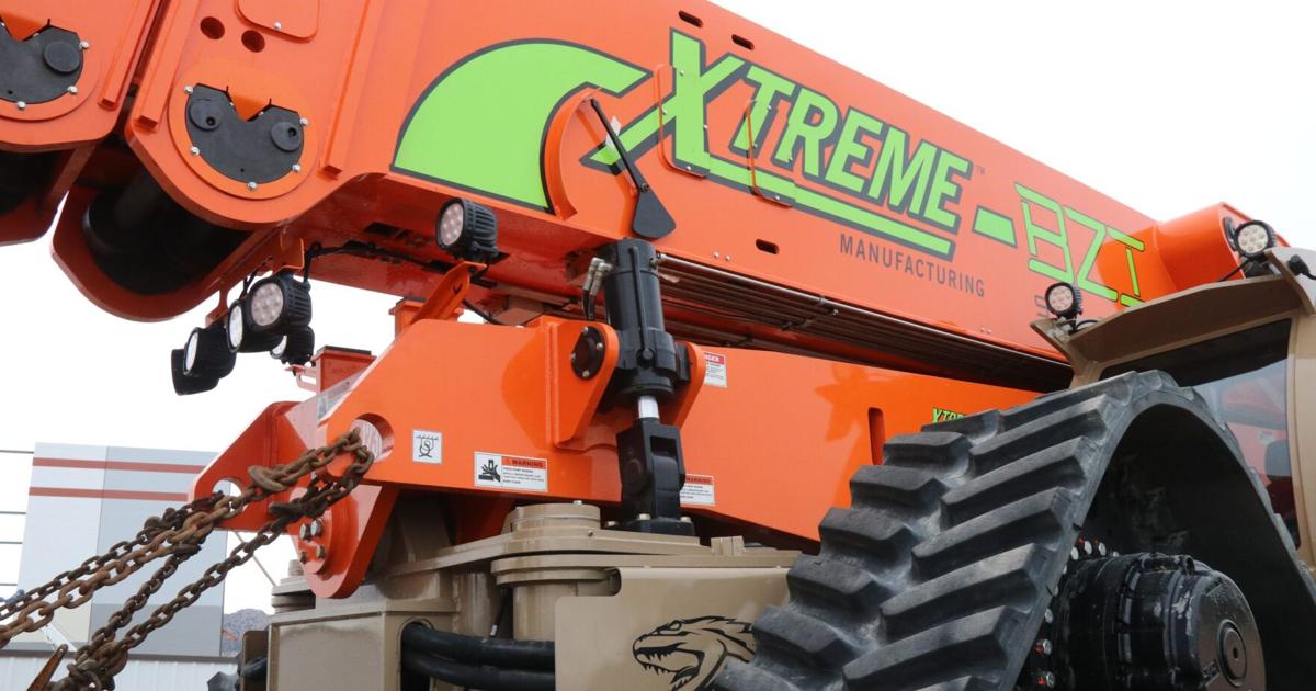 Massive forklift ‘Trackzilla’ leads Iron County’s 1st Construction ...