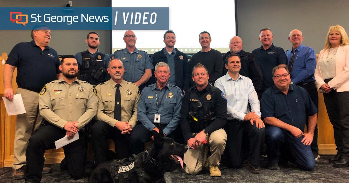 George Riko's Hurricane City pays tribute to two patrolmen, a sheriff’s deputy and K ...